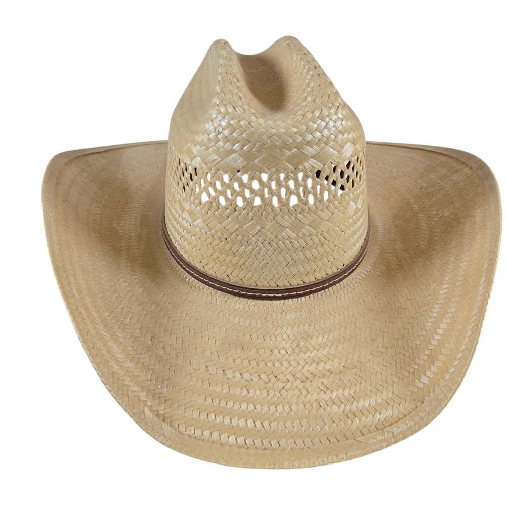 Stetson Authentic X's Straw‎ Cowboy Hat Western Rancher Outdoor